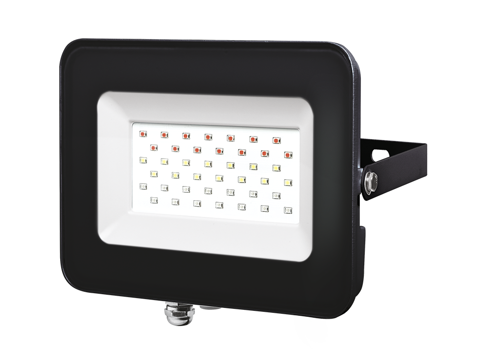 Светодиодный прожектор PFL-30W RGB BL IP65 Jazzway