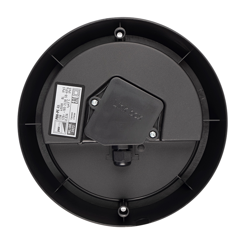 Светодиодный светильник PBH - PC- RA 12W 4000K BLACK IP65  Jazzway