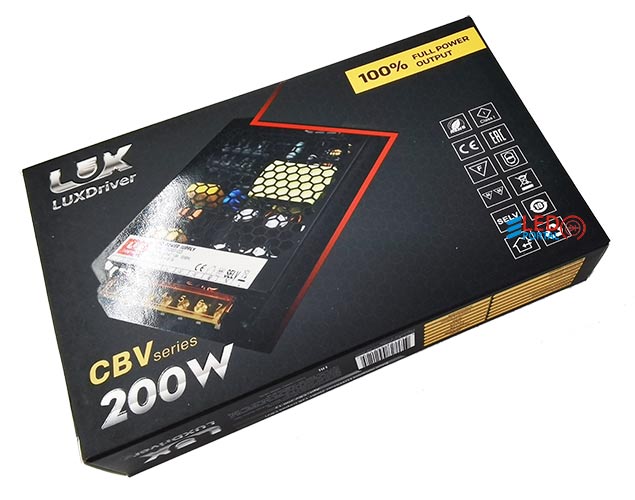 Блок питания CBV 200Вт 24V 8,3А LUXDriver