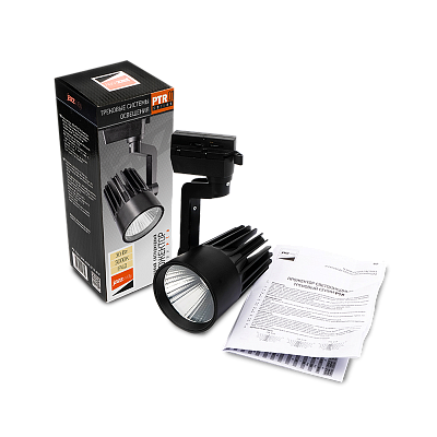 Светодиодный светильник PTR 0130-2 30w 3000K 24° BL(черный) IP40 Jazzway
