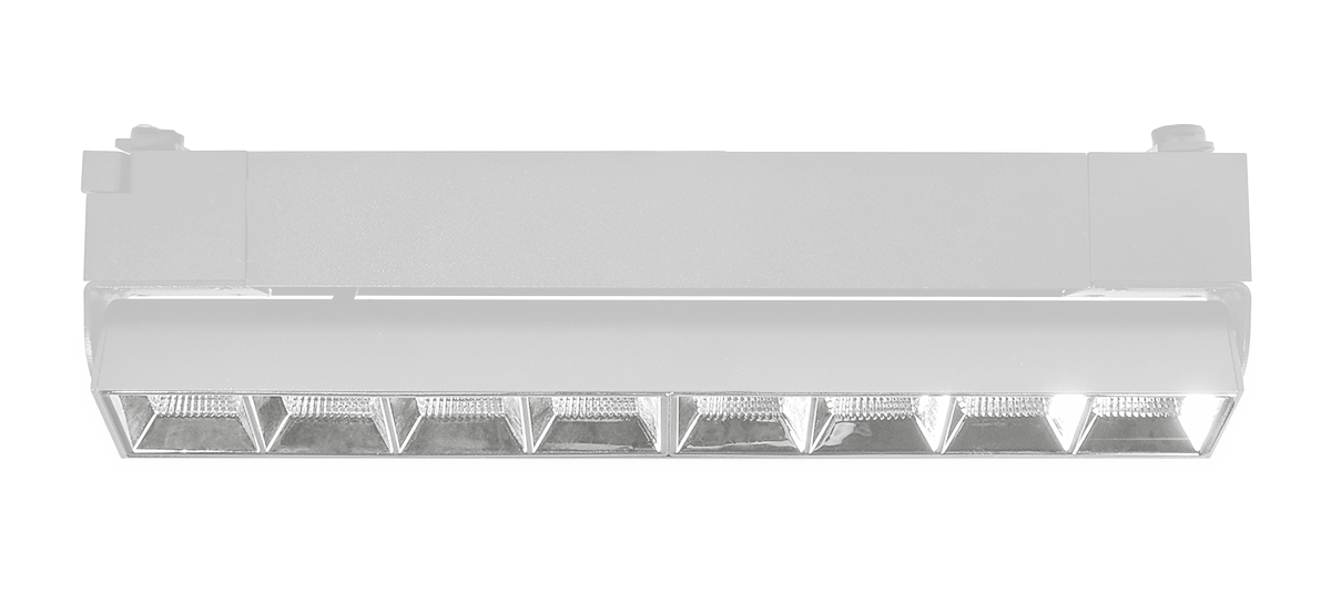 Трековый светильник светодиодный PTR 2120R 20w 3000K 60° WH (белый) 270мм IP40 Jazzway