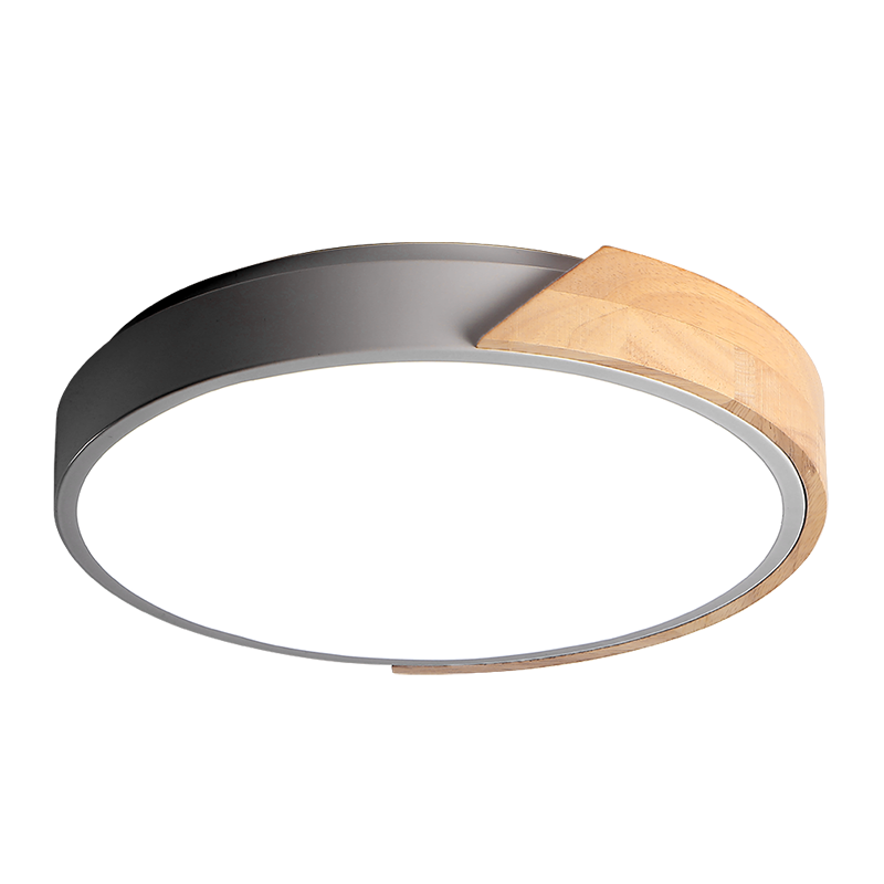 Светильник светодиодный потолочный PPB Scandic-R 90w 3000-6500K GR/W с деревянной планкой(серый) IP20