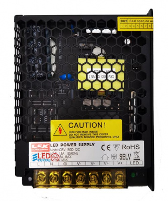 Блок питания CBV 150Вт 12V 12,5А LUXDriver