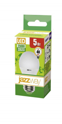 PLED-ECO-G45 5w 3000K 400Lm E27