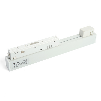 Трековый светодиодный светильник Feron MGN300 12W, 48v, 4000К, 30 градусов, белый серия LensLine