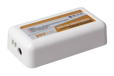 Контроллер RGB PRC-4000RF BL (черный) 12/24V 216/432Вт JazzWay, цена  1 530 руб.руб с доставкой по всей России, интернет магазин Led Portal