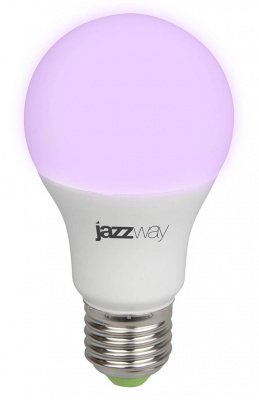 Светодиодная лампа Е27  Светодиодная лампа PPG A60 Agro 9w FROST E27 IP20 (для растений) JazzWay, цена 310.84 руб с доставкой по всей России, интернет магазин Led Portal