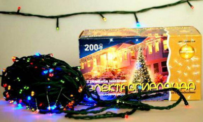 LD200C-GM Электрогирлянда наружная 200LED