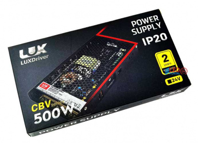 Блок питания CBV-500-24V 20.8А LUXDriver