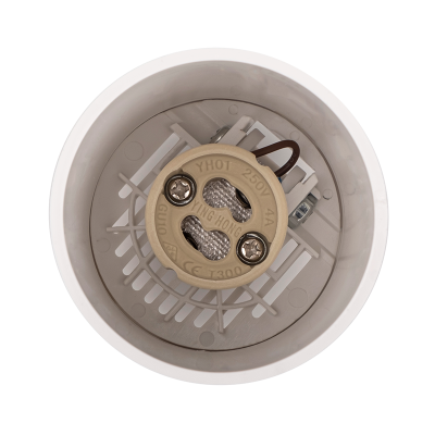Светильник накладной PDL-R 1xGU10 WH 230V IP20