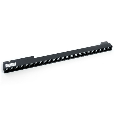 Трековый светодиодный светильник Feron MGN300 24W, 48v, 4000К, 30 градусов, черный серия LensLine