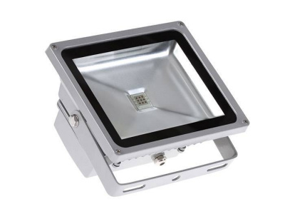 Светодиодный прожектор 20 вт,  Светодиодный прожектор PFL-20W/RGB-RC/GR Jazzway, цена 1074.30 руб с доставкой по всей России, интернет магазин Led Portal