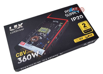 Блок питания CBV-360-24V 15А LUXDriver