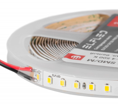 Светодиодная лента ELFLED PRO140 2835/128 NW 4000-4500К 24В 12Вт/м 8мм 1700Lm RCI>80 IP20, 5м
