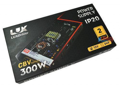 Блок питания для светодиодной ленты 268 Блок питания CBV-300-12V 25А LUXDriver с доставкой по всей России, интернет магазин Led Portal