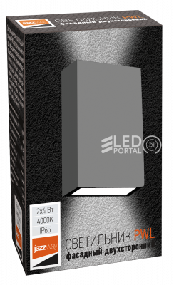 PWL-12080/40D 2x4w 4000K GR IP65 230V/50Hz Jazzway