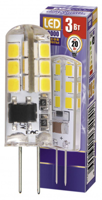 Светодиодная лампа  Светодиодная лампа PLED-G4 3w 2700K 200Lm JazzWay с доставкой по всей России, интернет магазин Led Portal