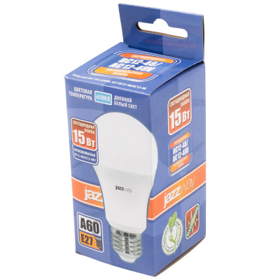 Светодиодная лампа PLED-A60 МО 15w 6500K E27 DC12-48V/AC12-48V