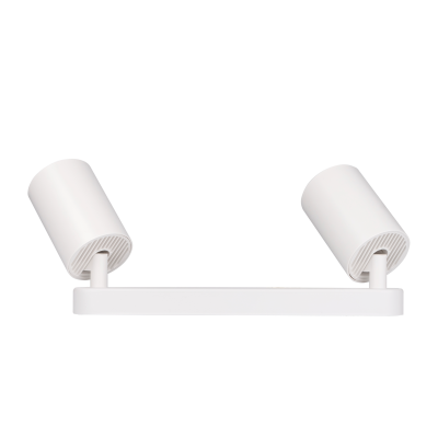 Светильник PDL-R 2xGU10 WH 230V IP20 Белый Jazzway со сменным источником света.   Основание выполнено из окрашенной стали.  Служит для создания акцентного освещения внутри помещения.  Устанавливаются 2 лампы с цоколем GU10(в комплект не входят).   Использ