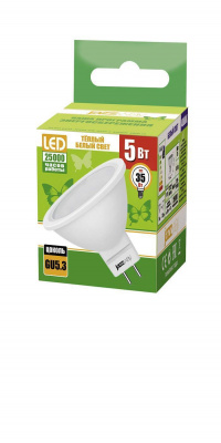 Светодиодная лампа  Светодиодная лампа PLED-ECO-JCDR 5W 4000К 400Lm GU5.3 JazzWay с доставкой по всей России, интернет магазин Led Portal