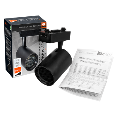 Светодиодный светильник PTR 1335 35w 4000K 24° Bl (черный) IP40 JazzWay
