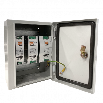 Блок питания BSPS-3 DIN 120W-24V IP20 на DIN-рейку, мет.корп. 5А