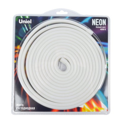 Светодиодная гибкая герметичная лента ULS-N03-2835-100LED/m-8mm-IP67-DC12V-11W/m-5M-3000K предназначена для декоративной архитектурной подсветки, праздничного украшения зданий, создания рекламных вывесок, светящихся букв и фигур и других дизайнерских реше