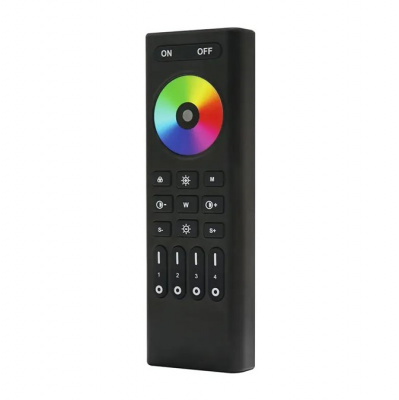 Пульт RC03RF ЧЕРНЫЙ RGB/RGBW/RGBCCT на 4 зоны
