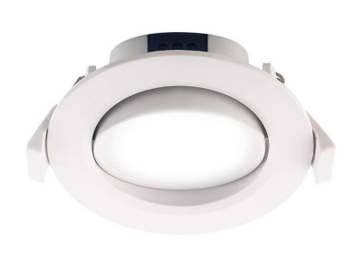 Светодиодный светильник встроенный 7 вт,  Светодиодный светильник PSP-R 9044 7W 38° круг/поворот White IP40 Jazzway, цена 190.00 руб с доставкой по всей России, интернет магазин Led Portal
