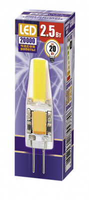 Светодиодная лампа  Светодиодная лампа PLED-G4 COB  2.5w 200Lm 5500K 12V DC JazzWay с доставкой по всей России, интернет магазин Led Portal