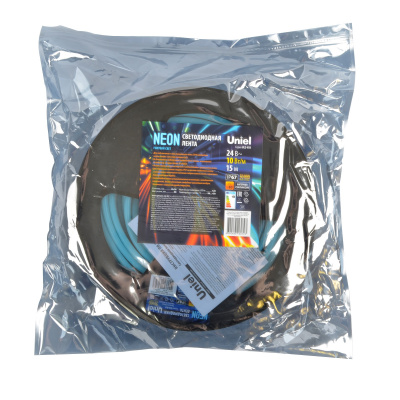 Светодиодная гибкая герметичная лента ULS-N11-2835-120LED/m-8mm-IP67-DC24V-10W/m-15M-LIGHTBLUE предназначена для декоративной архитектурной подсветки, праздничного украшения зданий, создания рекламных вывесок, светящихся букв и фигур и других дизайнерских