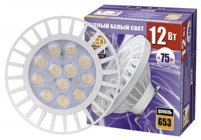 Светодиодная лампа  Светодиодная лампа PLED-AR111 12w 3000K 800 Lm JazzWay с доставкой по всей России, интернет магазин Led Portal